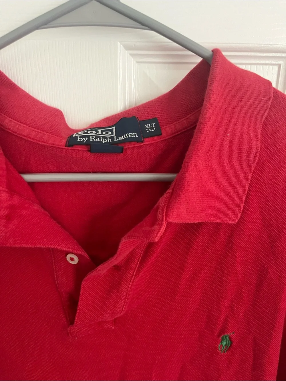 Ralph Lauren Men's Red Polo with Embroidered Logo